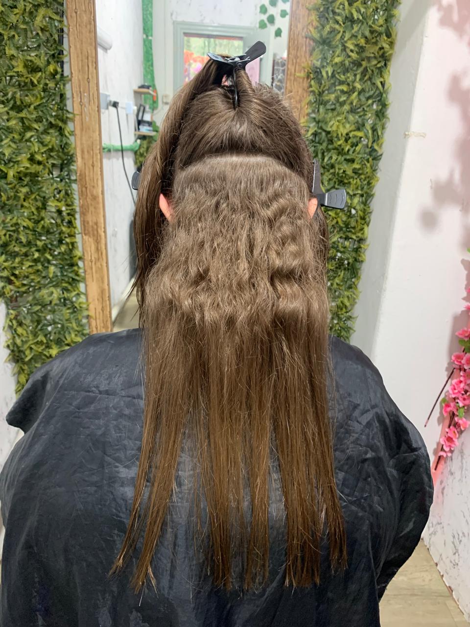 Cabelo cacheado antes - Espaço Ane